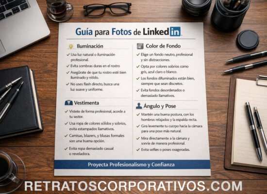 Foto profesional para LinkedIn: guía completa (2026)